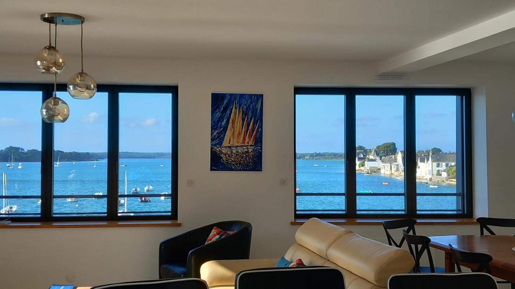 Appartement Vue Sur La Mer A L'Ile Tudy ! Exterior foto